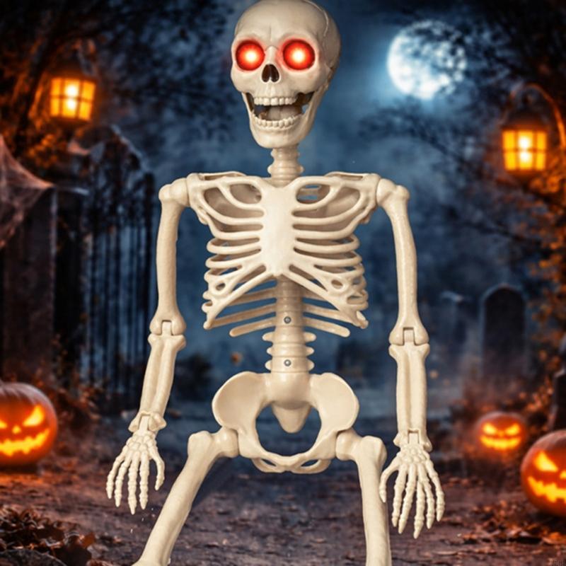 Outdoor Lighting Halloween - Glowing Skeleton Figure Decoration For Halloween