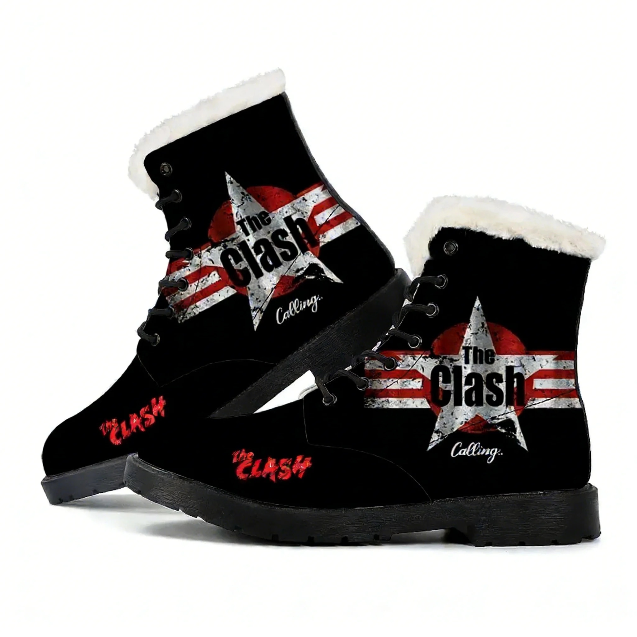 Outdoor Lighting High Quality - The Clash Rock Band Plush Boots