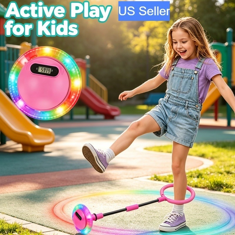 Outdoor Lighting Options - LED Flashing Ankle Skip Ball Foldable