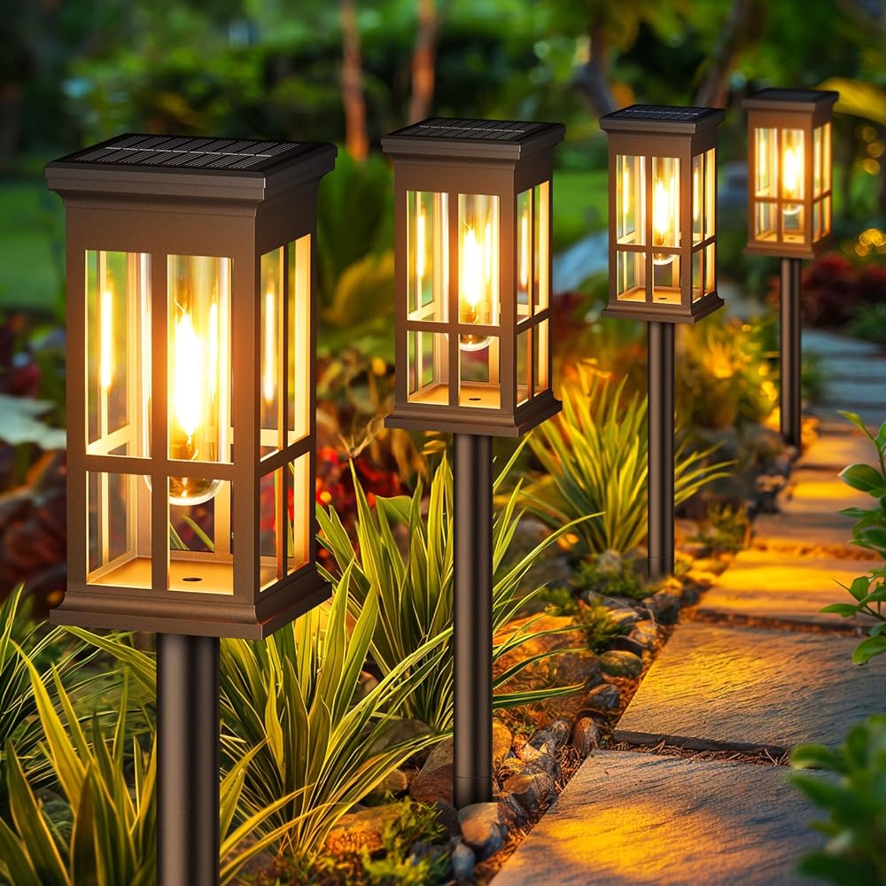 Landscape Spike Light - Solar Pathway Light Outdoor Solar Lamp