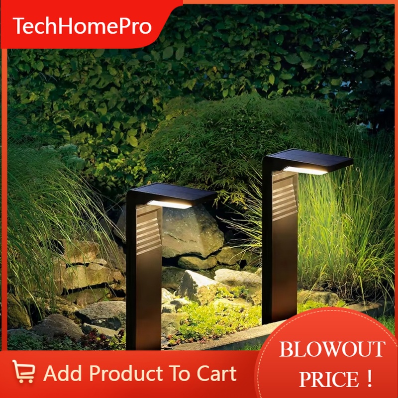 Outdoor Lighting No Wiring - TechHPSolar Powered Waterproof LED Garden Lights