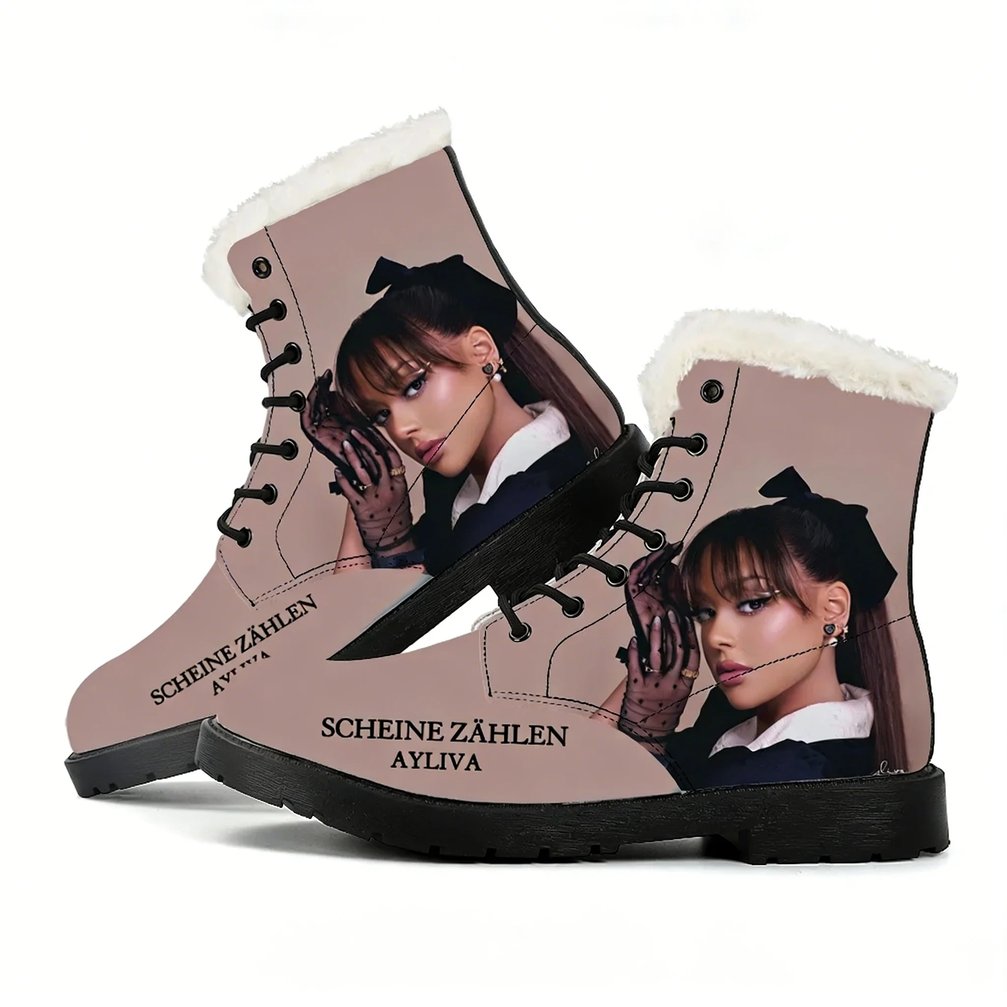 Outdoor Lighting High Quality - Ayliva Schwarzes Herz Wunder Plush Boots