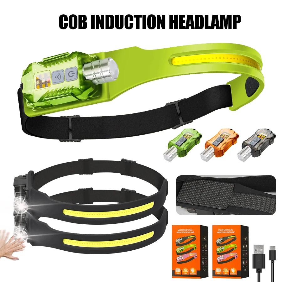 Outdoor Lighting Bulbs - Powerful LED Headlamp Portable Rechargeable Head