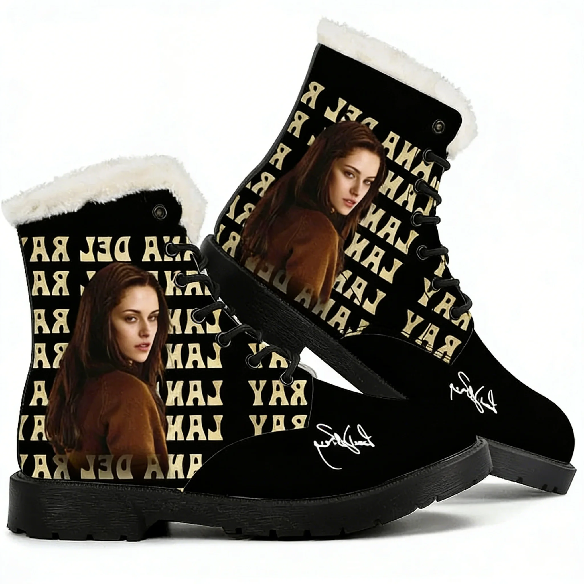 Outdoor Lighting High Quality - Lana Del Rey Singer Plush Boots