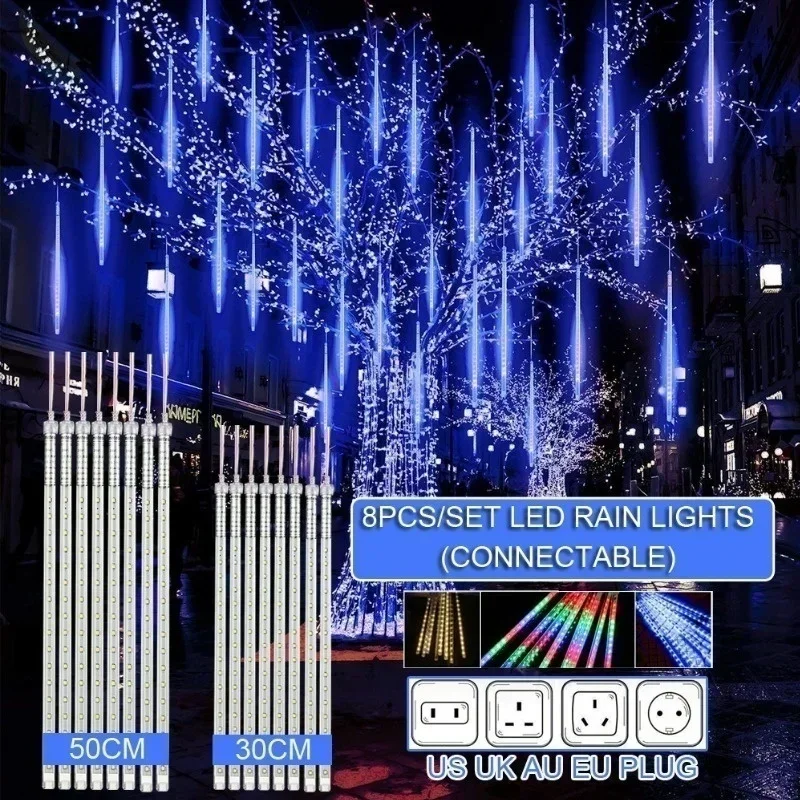 Outdoor Lighting Tree - 30cm /50cm Waterproof Meteor Shower Rain