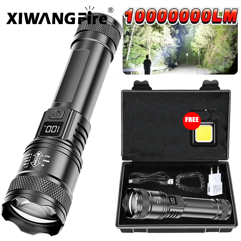 Outdoor Lighting Panel - Ultra Bright LED Flashlight 2000LM Type-C