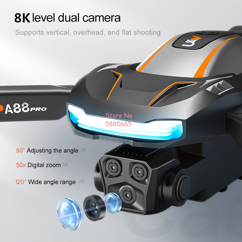 8K Aerial Photography Optical  - Outdoor Lighting Remote Control ulasan dan harga