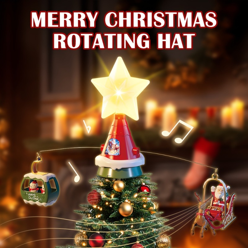 Christmas Tree Top Rotating Ca - Outdoor Lighting Tree ulasan dan harga
