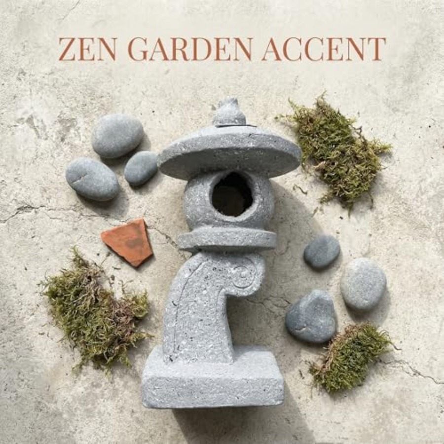 14'' High Asian Solar-Powered  - Outdoor Zen Lighting ulasan dan harga