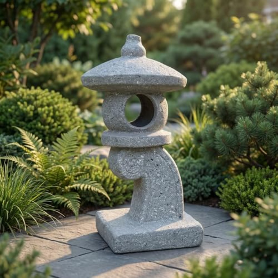14'' High Asian Solar-Powered  - Outdoor Zen Lighting ulasan dan harga