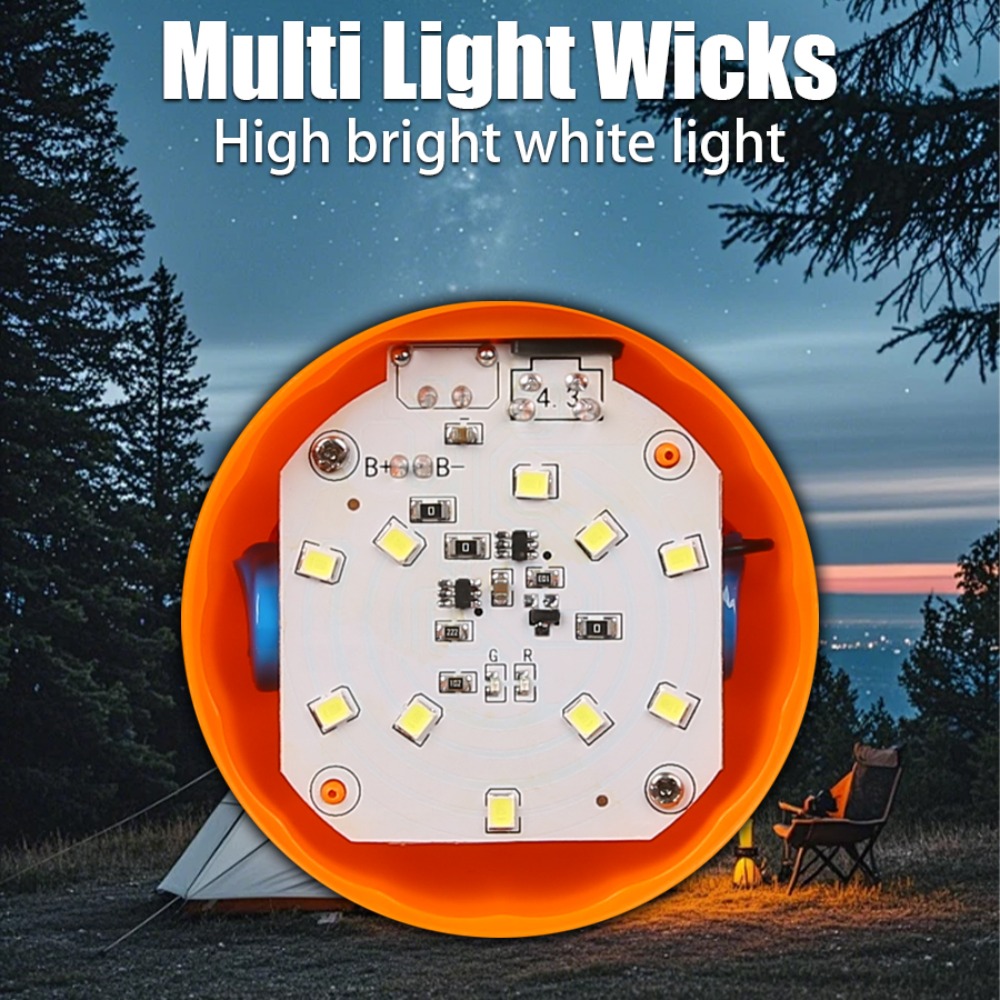 Portable Mini Camping Lamp 4 L - Outdoor Lighting Hooks ulasan dan harga