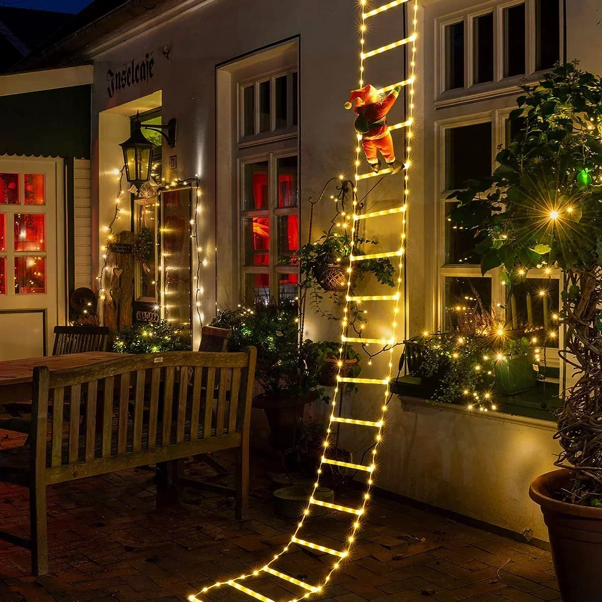 LED Ladder Light for Santa Cla - Outdoor Lighting Tree ulasan dan harga