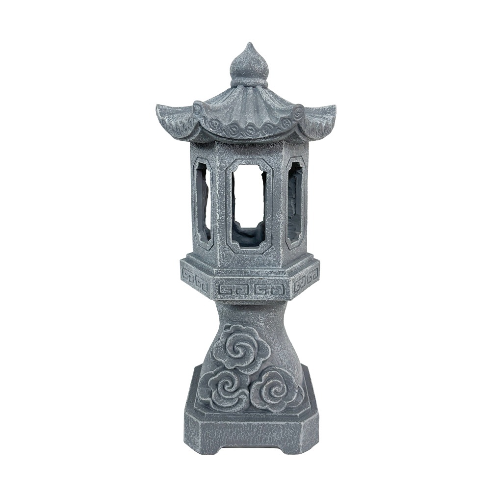 Zen Solar Pagoda Lantern with  - Outdoor Zen Lighting ulasan dan harga