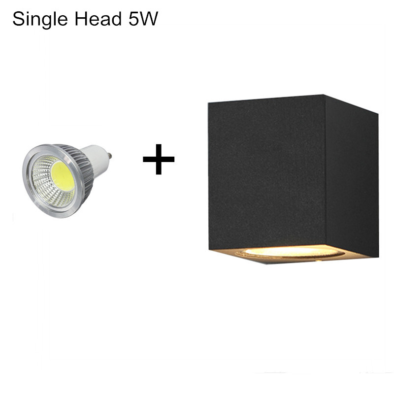 GU10 Bulb Replaceable Wall Lam - Outdoor Lighting Glass Replacement ulasan dan harga