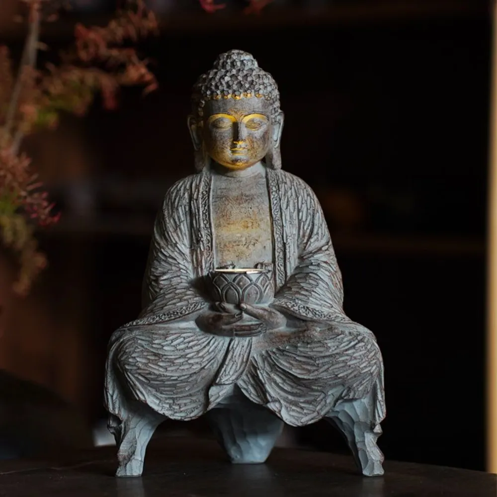Outdoor Solar Buddha Statue Li - Outdoor Zen Lighting ulasan dan harga
