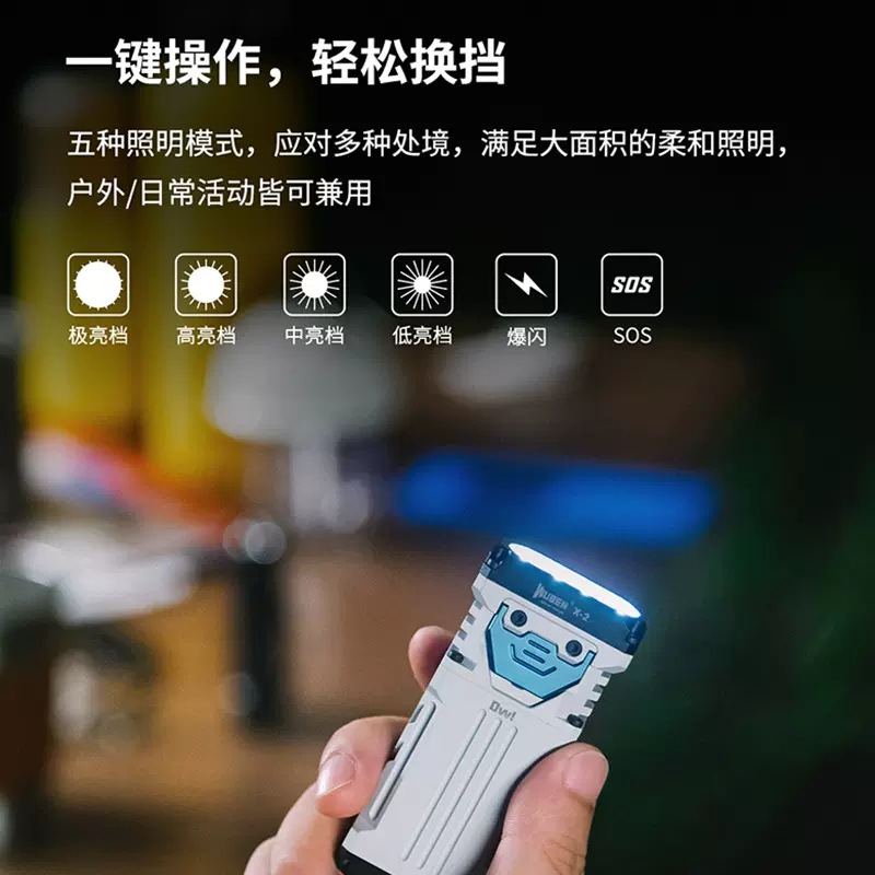 Flashlight strong light chargi - Outdoor Lighting The Range ulasan dan harga