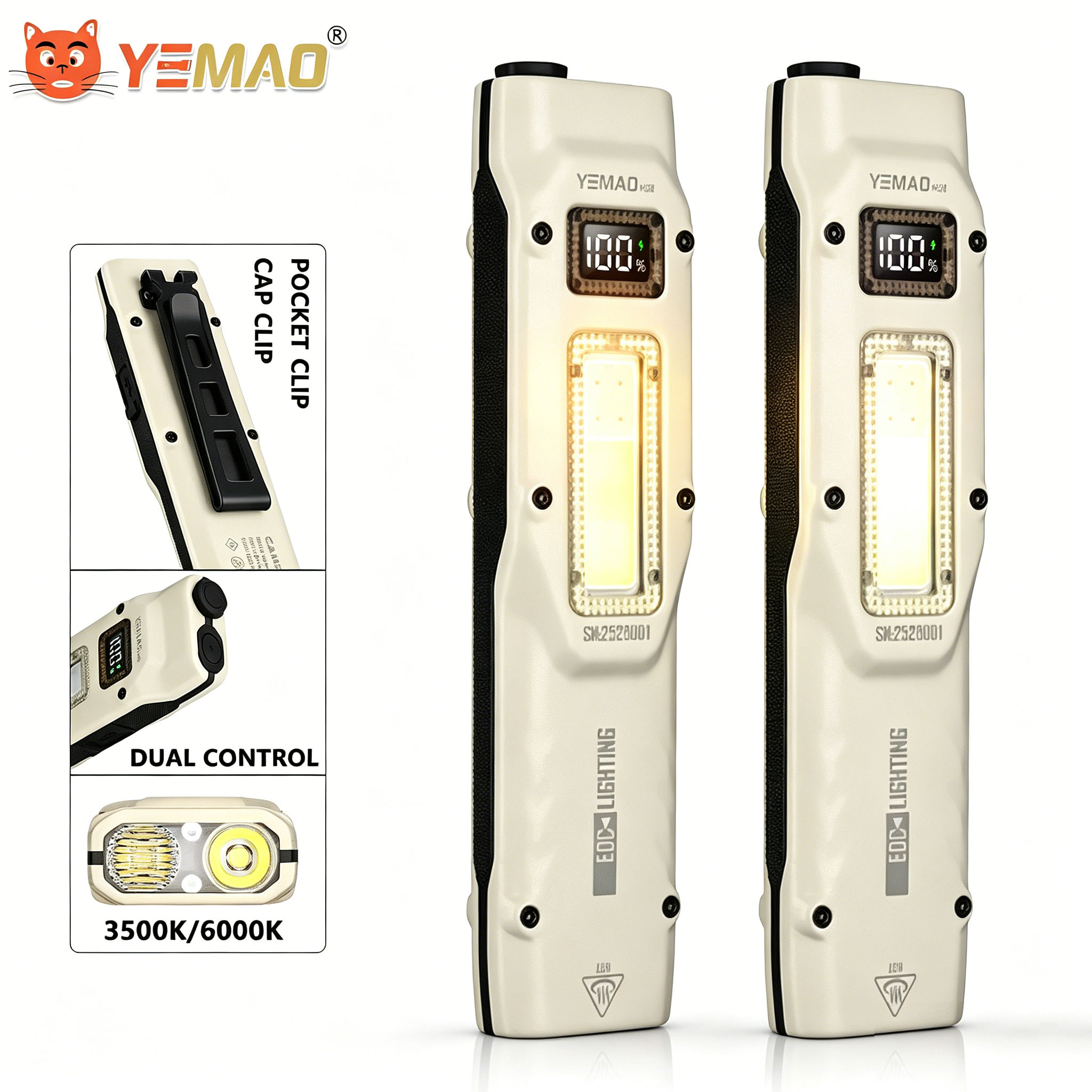 Portable 880LM YEMAO M28 Ultra - Outdoor Lighting Bulbs ulasan dan harga