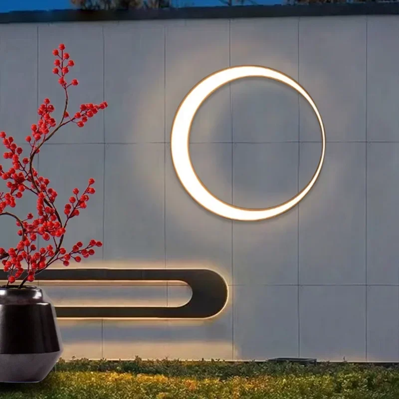 Modern Outdoor Waterproof Moon - Outdoor Lighting Up And Down ulasan dan harga
