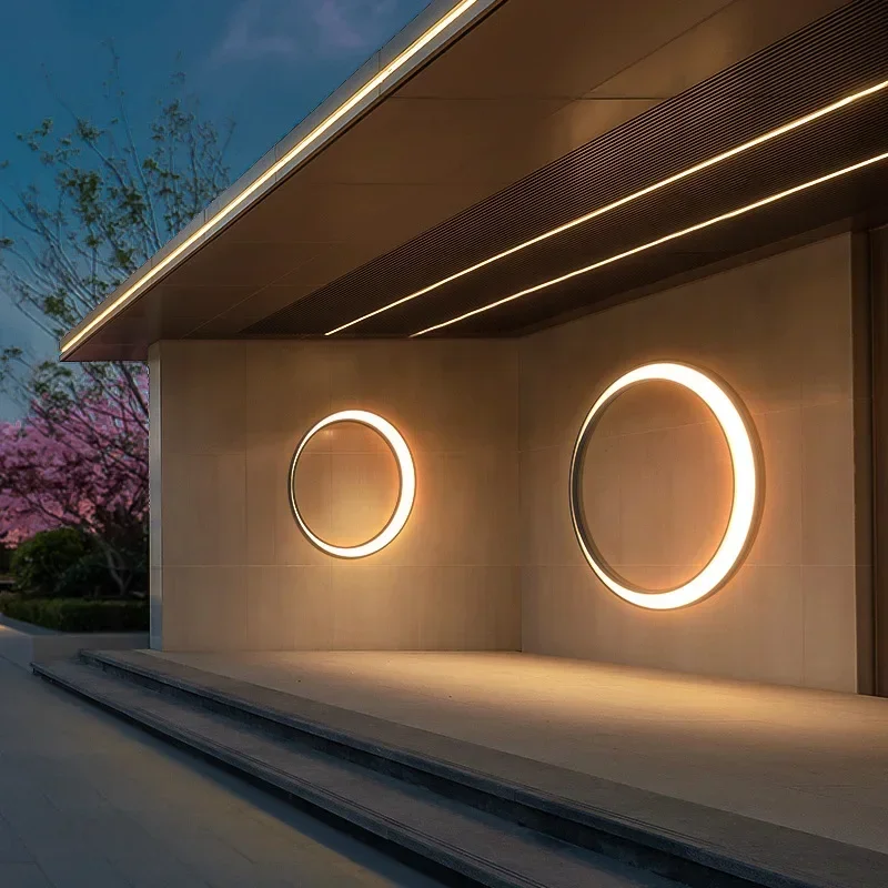 Modern Outdoor Waterproof Moon - Outdoor Lighting Up And Down ulasan dan harga