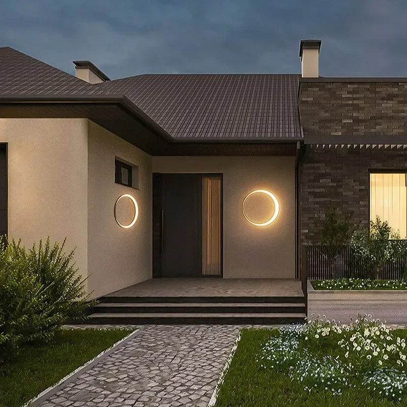 Modern Outdoor Waterproof Moon - Outdoor Lighting Up And Down ulasan dan harga