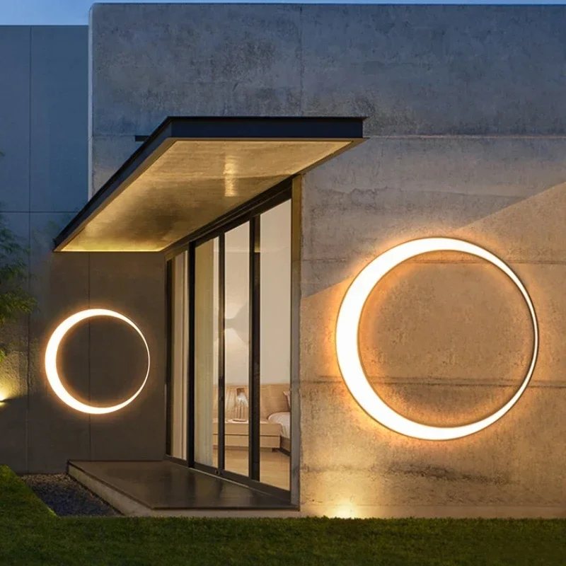 Modern Outdoor Waterproof Moon - Outdoor Lighting Up And Down ulasan dan harga