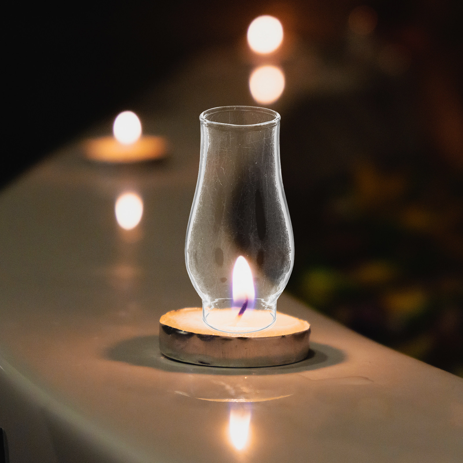 Vintage Hurricane Lamp Glass C - Outdoor Lighting Glass Replacement ulasan dan harga