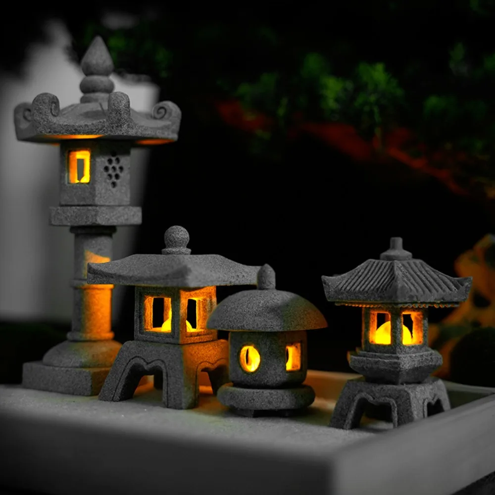 Mini Pagoda Lantern Light Gard - Outdoor Zen Lighting ulasan dan harga