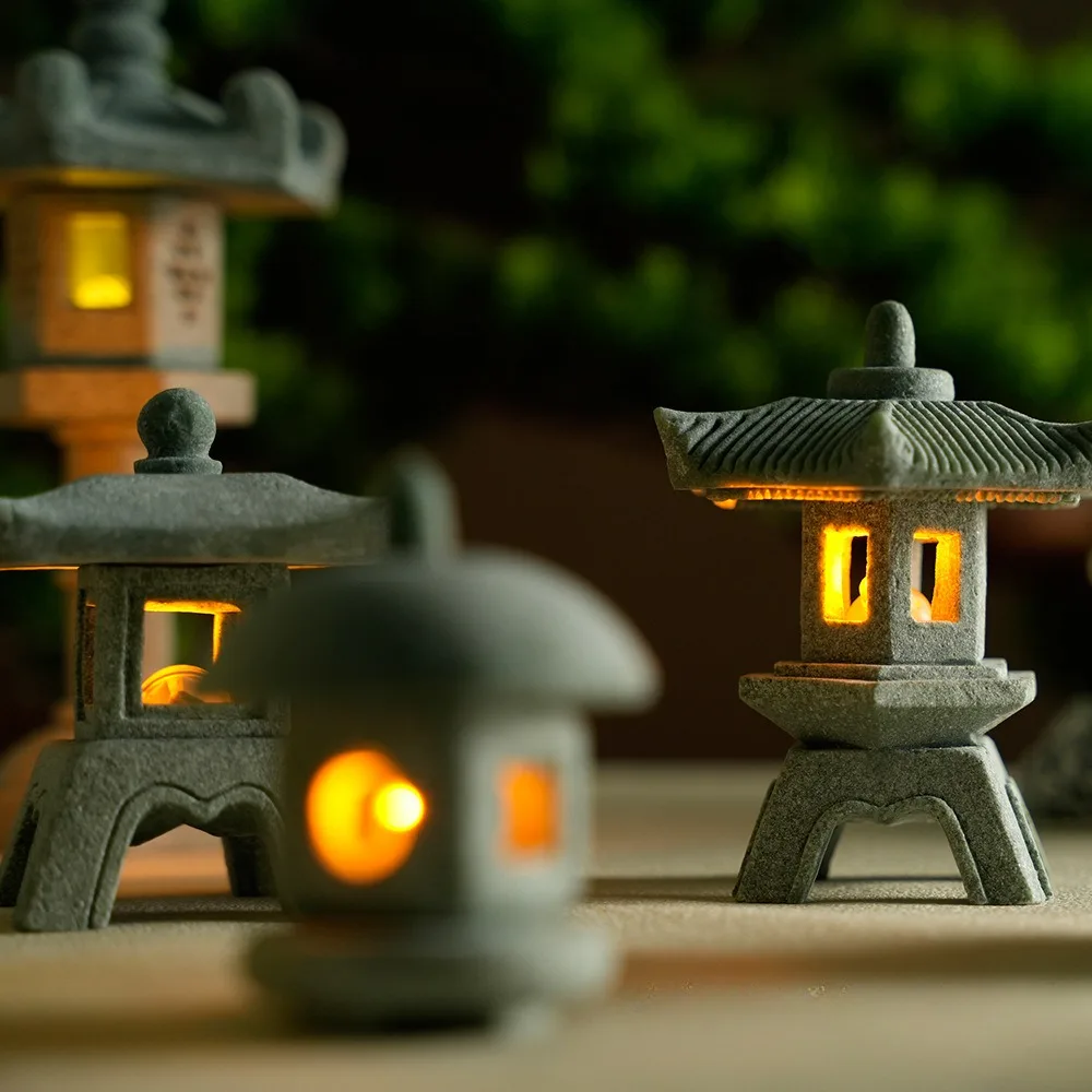 Mini Pagoda Lantern Light Gard - Outdoor Zen Lighting ulasan dan harga