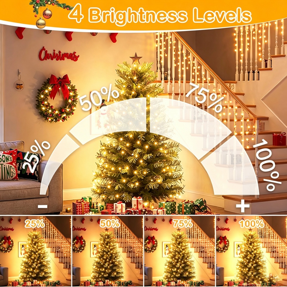 50M/100M LED String Lights Gre - Outdoor Lighting No Wiring ulasan dan harga