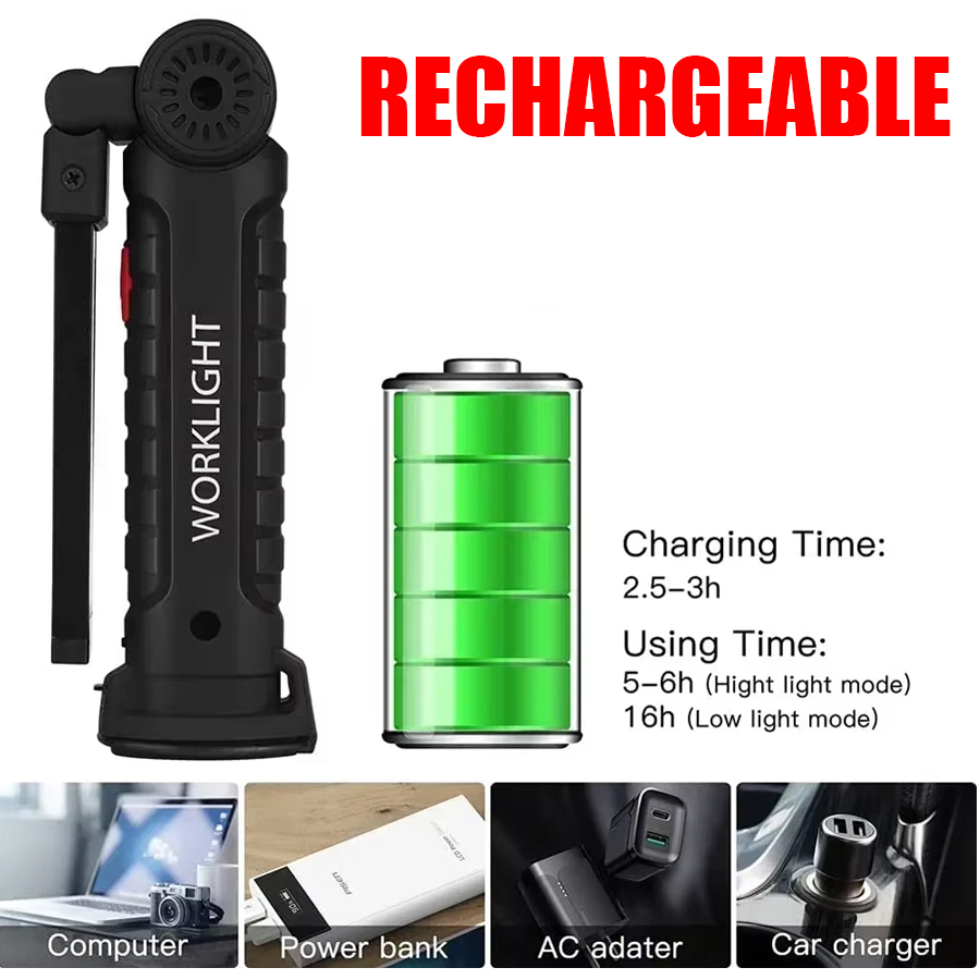 Portable LED Flashlight with M - Outdoor Lighting Bulbs ulasan dan harga