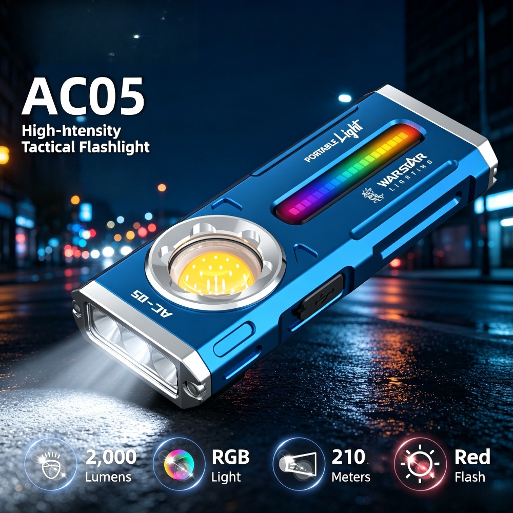 AC05 Portable Flashlight High  - Outdoor Lighting The Range ulasan dan harga