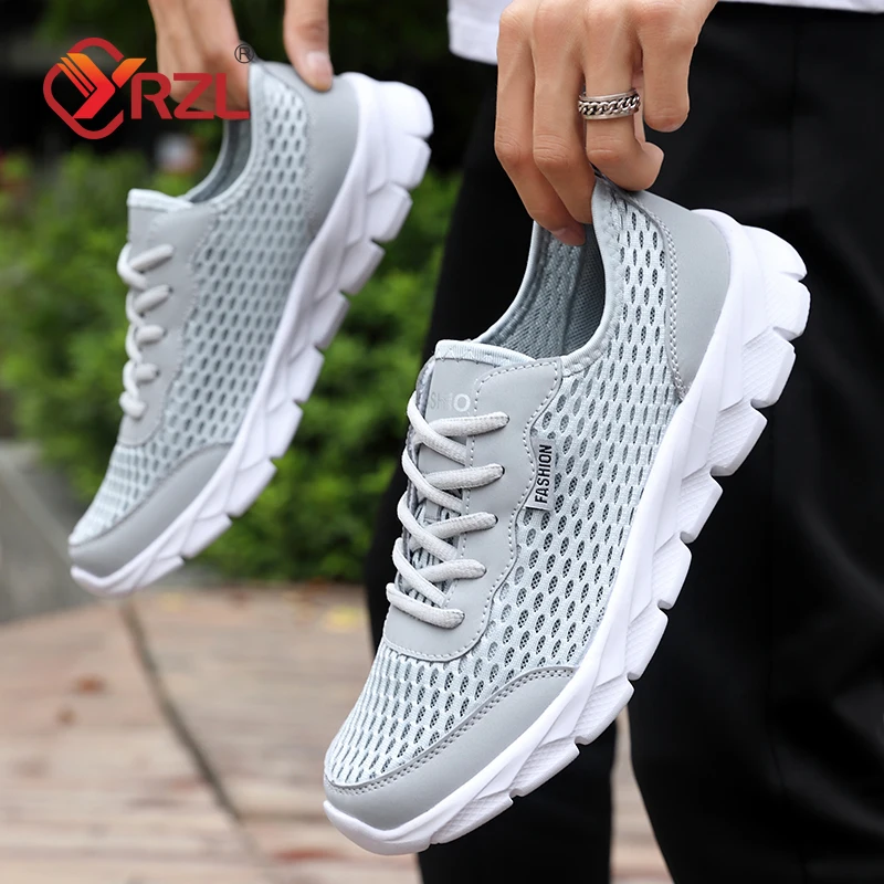 YRZL Tennis Shoes for Men Ligh - Outdoor Lighting High Quality ulasan dan harga