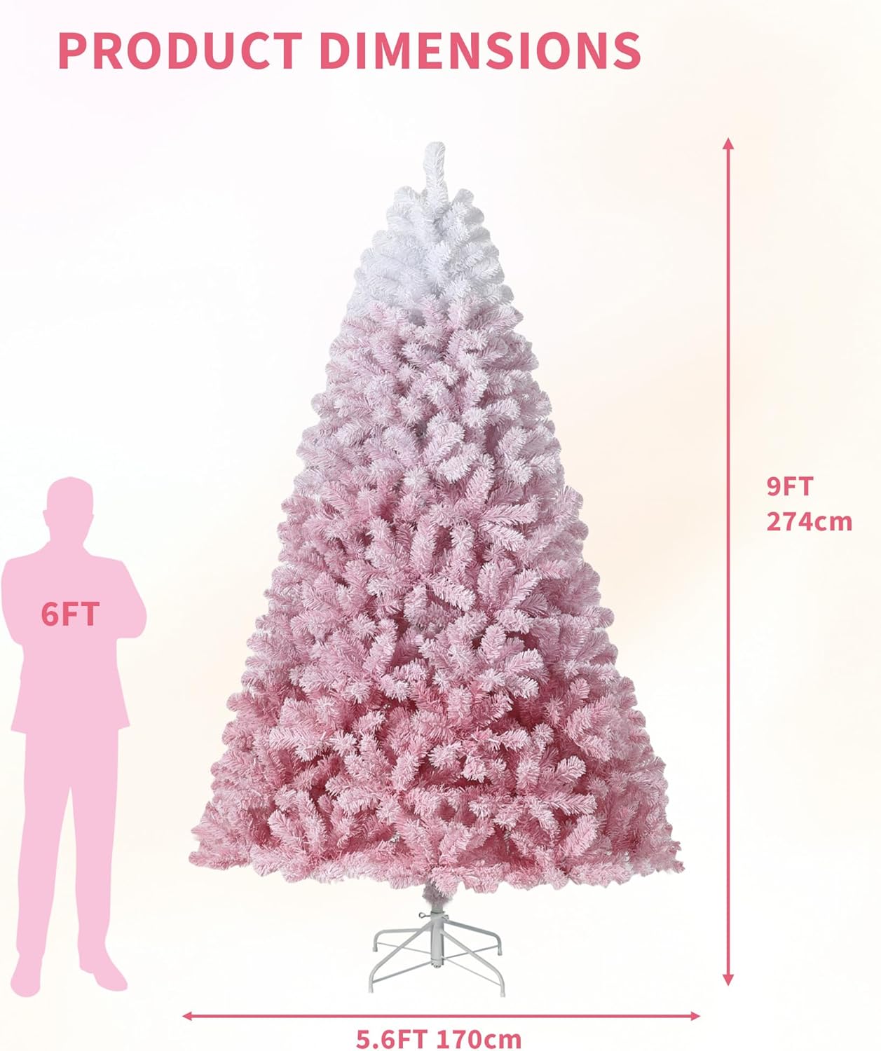 9Ft Pre-Lit Artificial Christm - Outdoor Lighting Tree ulasan dan harga