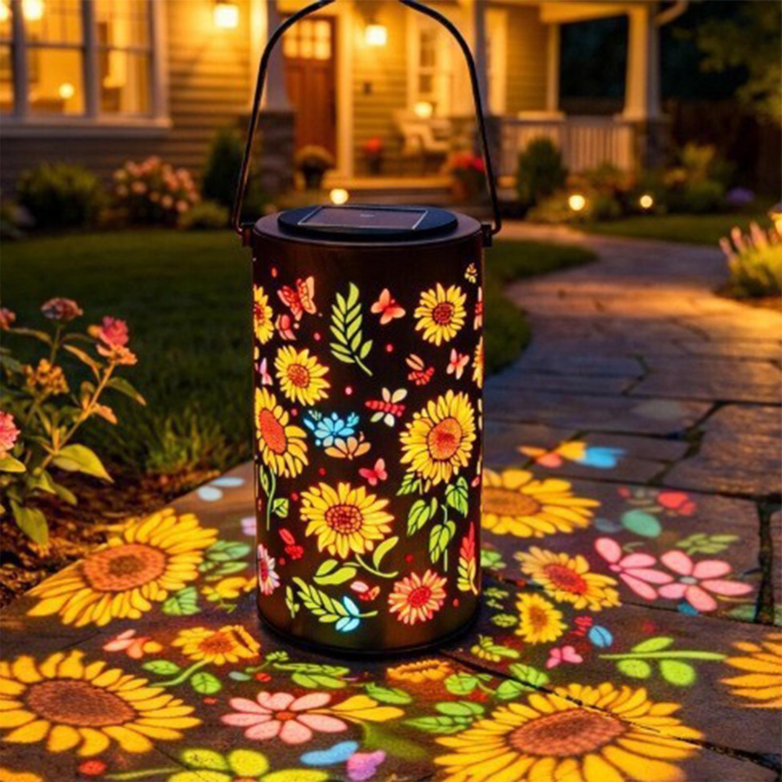 Sunflower Solar Lantern Weathe - Outdoor Lighting Tree ulasan dan harga