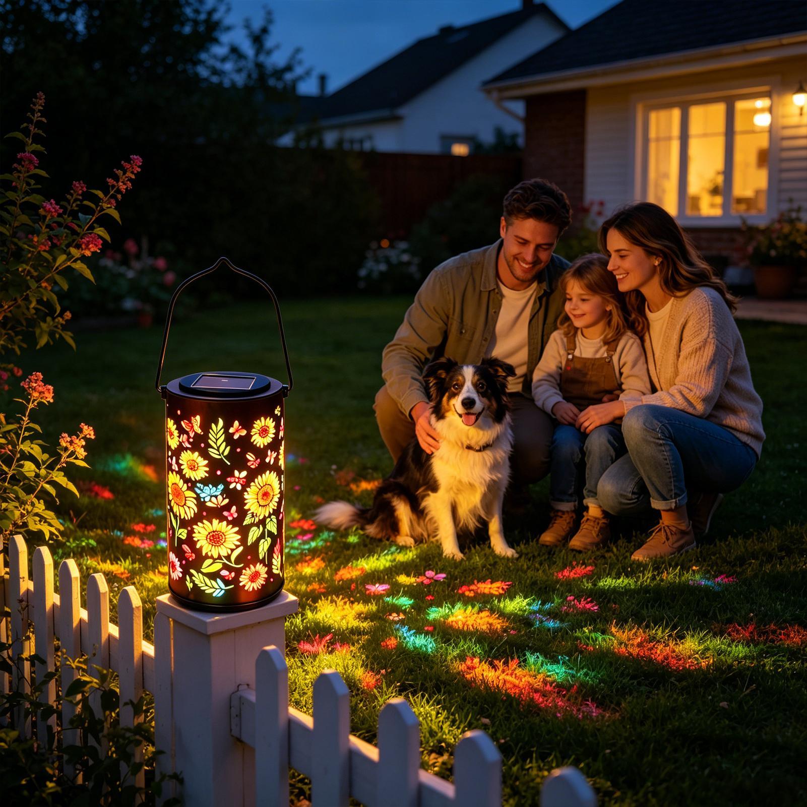 Sunflower Solar Lantern Weathe - Outdoor Lighting Tree ulasan dan harga