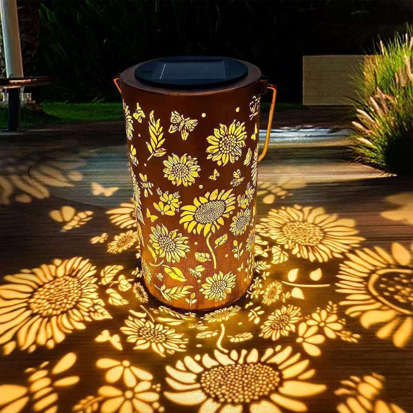 Sunflower Solar Lantern Weathe - Outdoor Lighting Tree ulasan dan harga