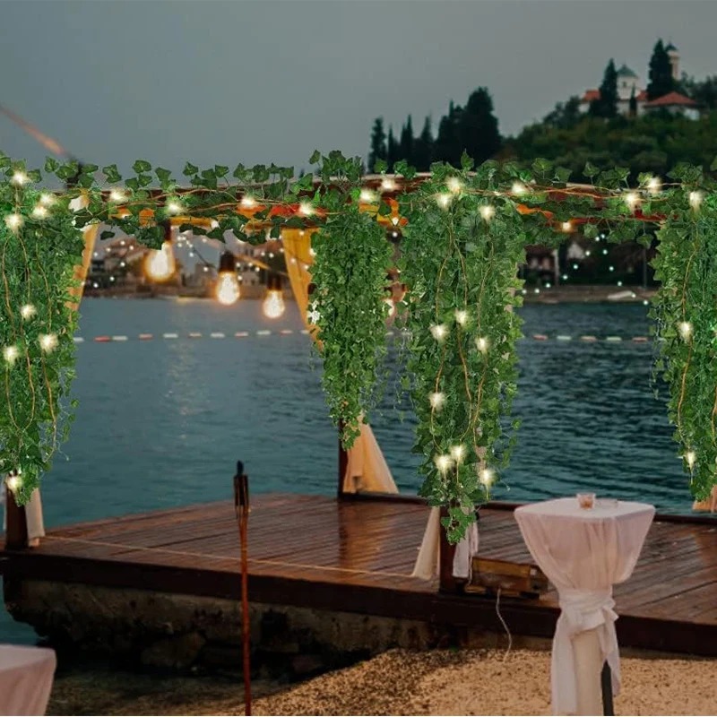 Green Ivy 210cm LED Light Stri - Outdoor Lighting Tree ulasan dan harga