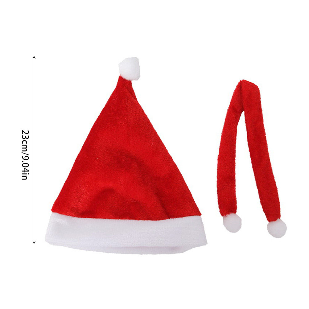 1Set Christmas Hat Scarf Decor - Outdoor Lighting Tree ulasan dan harga