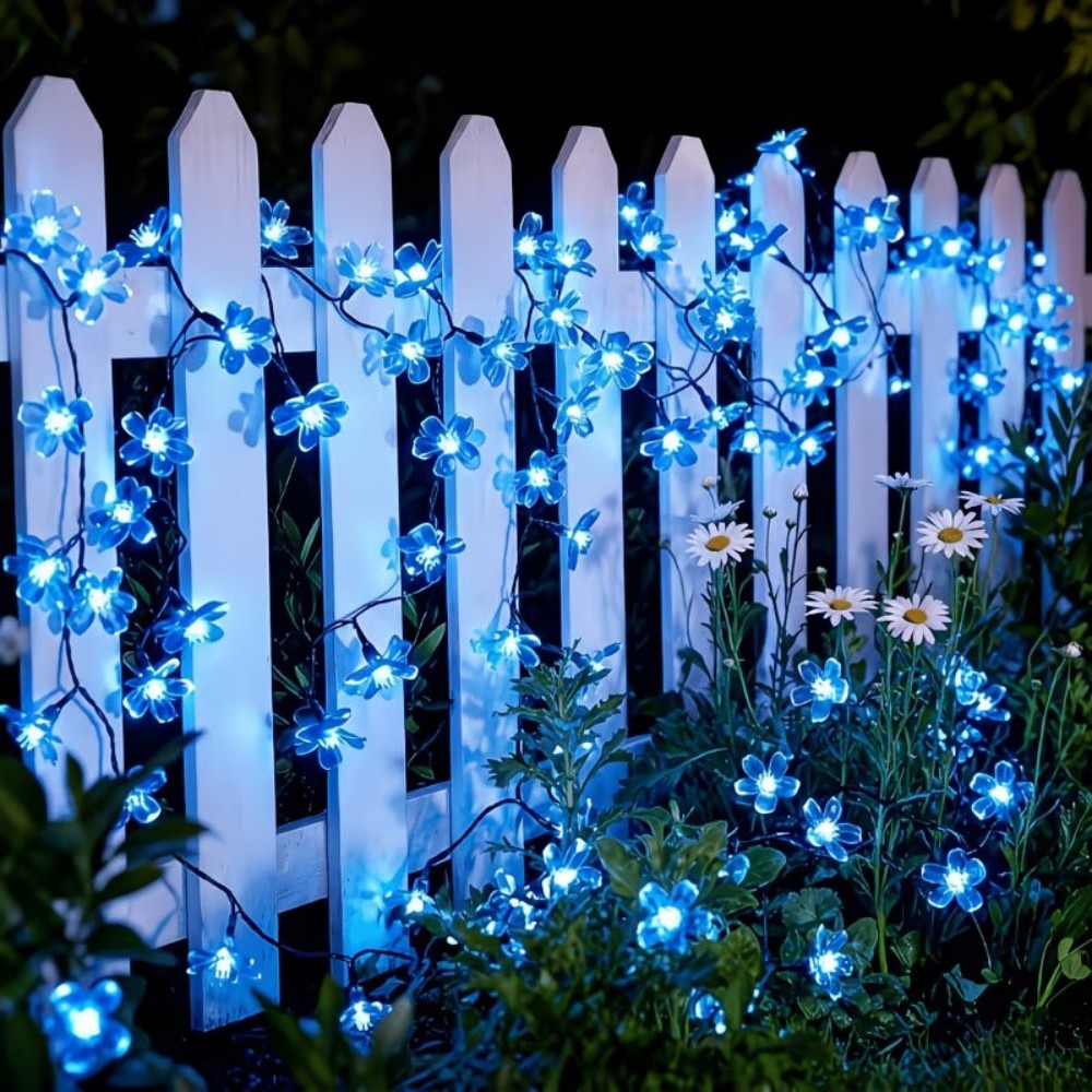 Solar Cherry Blossom Outdoor S - Landscape Spike Light ulasan dan harga