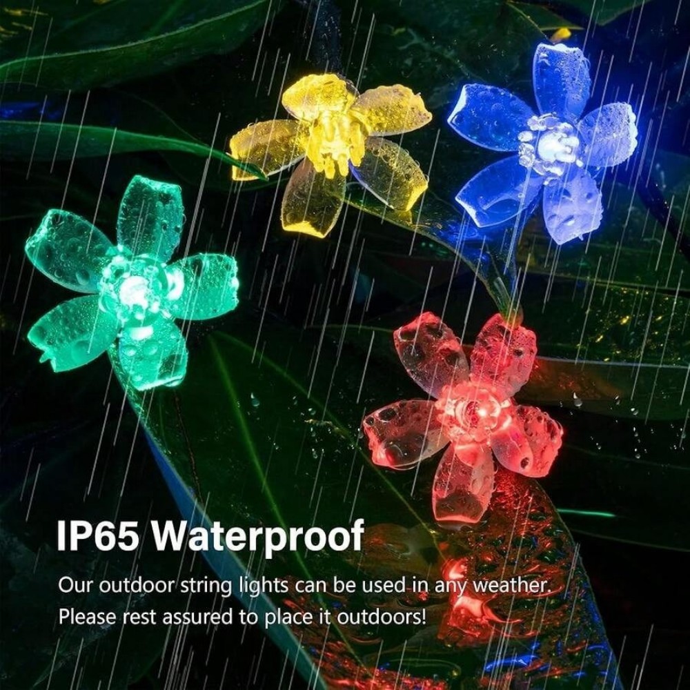 Solar Cherry Blossom Outdoor S - Landscape Spike Light ulasan dan harga
