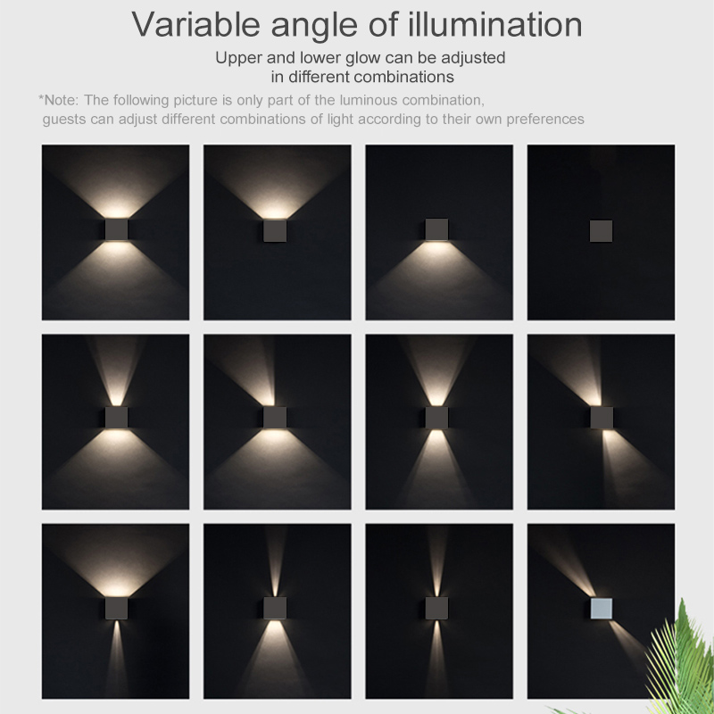 LED Wall Lamps 7W Cold White W - Outdoor Lighting Up And Down ulasan dan harga