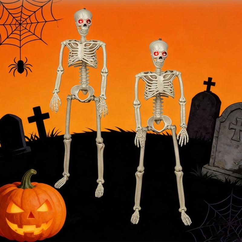Glowing Skeleton Figure Decora - Outdoor Lighting Halloween ulasan dan harga