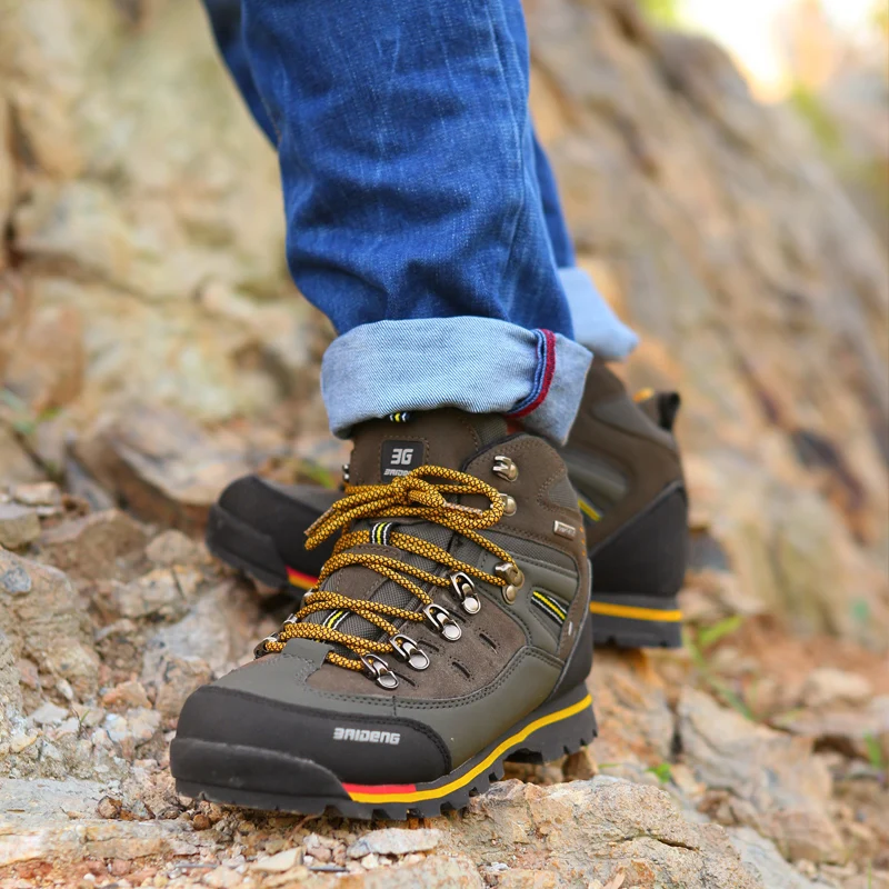 High End Men Hiking Shoe Quali - Outdoor Lighting High Quality ulasan dan harga