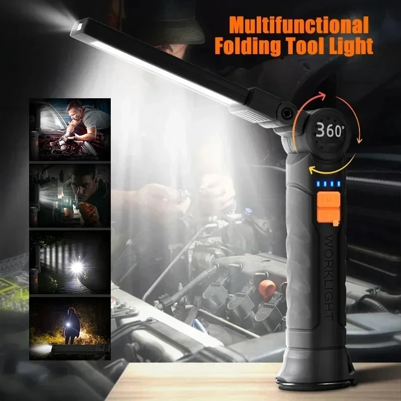 Portable COB LED Flashlight US - Outdoor Lighting Bulbs ulasan dan harga