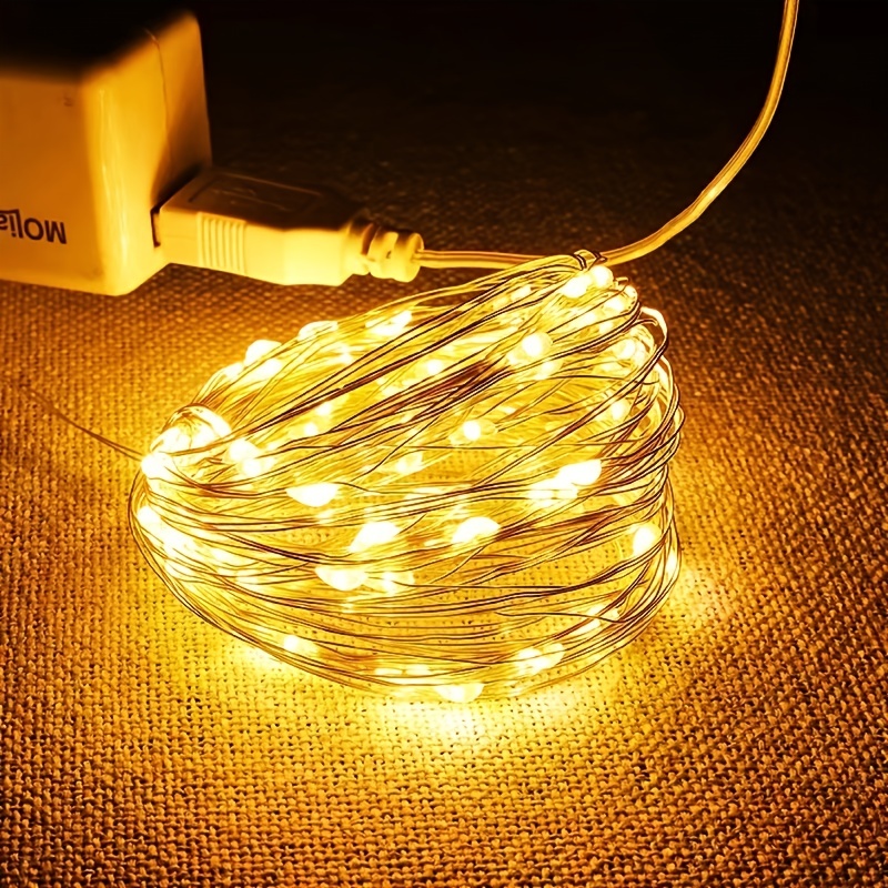Led Fairy Lights Copper Wire S - Outdoor Lighting No Wiring ulasan dan harga