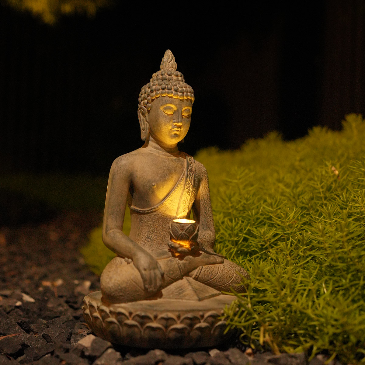 Zen-Inspired Solar-Powered Bud - Outdoor Zen Lighting ulasan dan harga