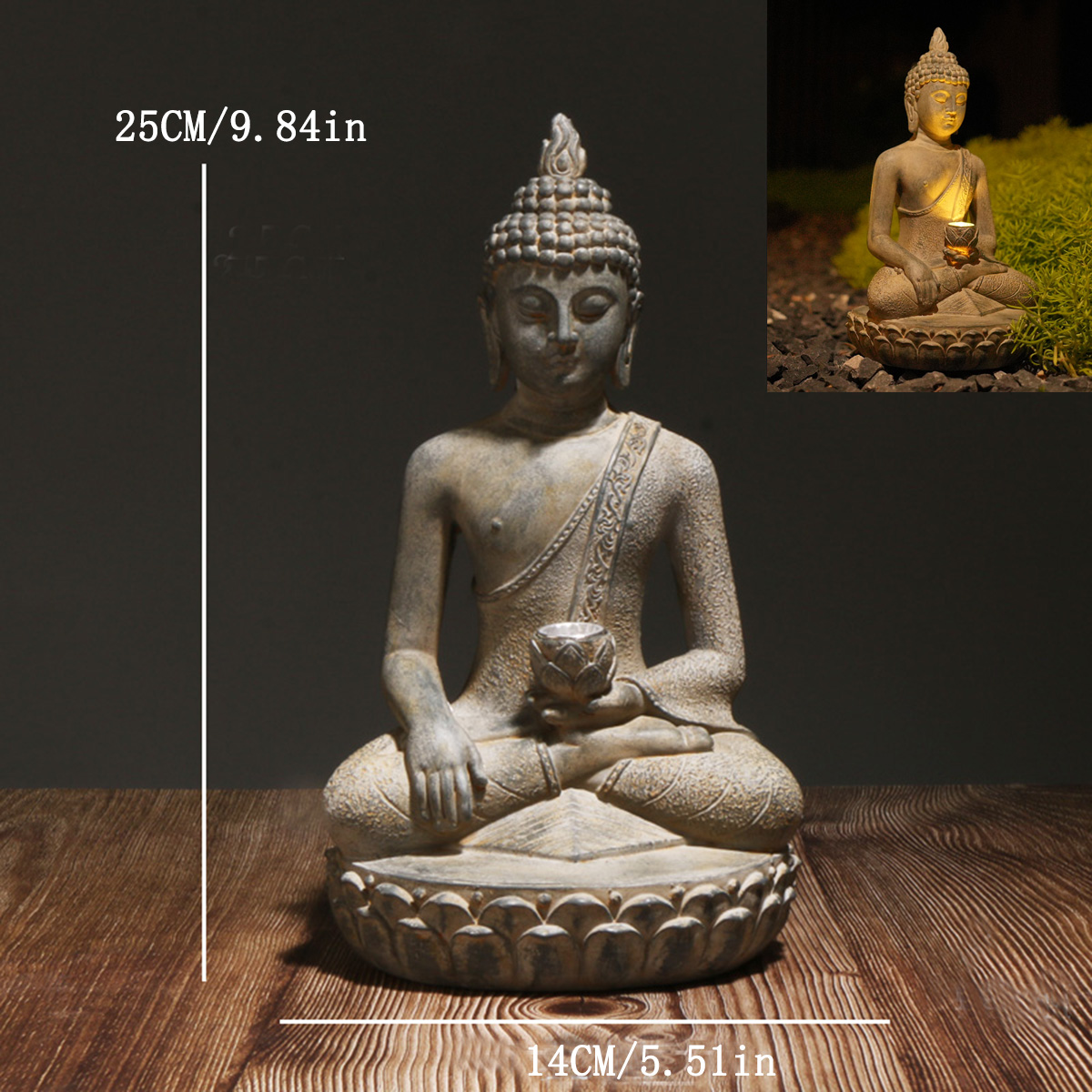 Zen-Inspired Solar-Powered Bud - Outdoor Zen Lighting ulasan dan harga