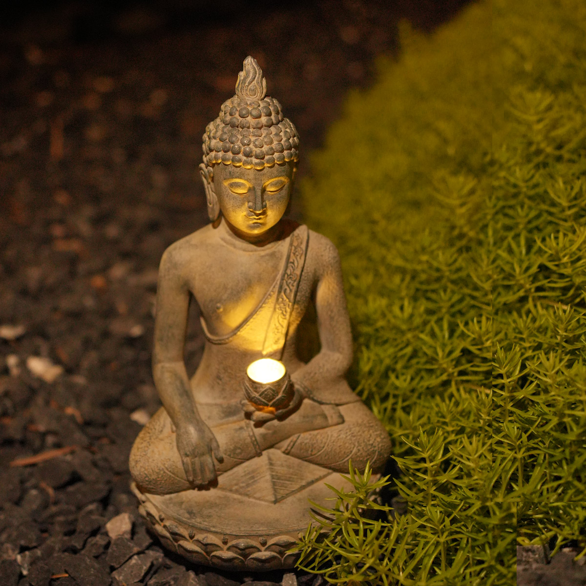 Zen-Inspired Solar-Powered Bud - Outdoor Zen Lighting ulasan dan harga