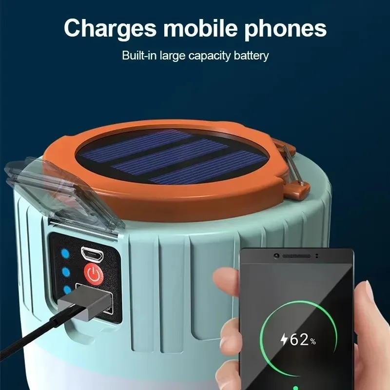 Solar Camping Lantern Recharge - Outdoor Lighting Bulbs ulasan dan harga