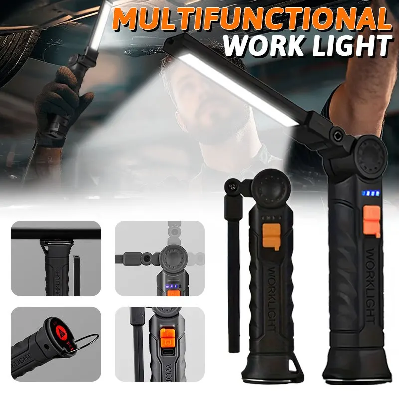 Rechargeable Magnetic Work Lig - Outdoor Lighting Hooks ulasan dan harga